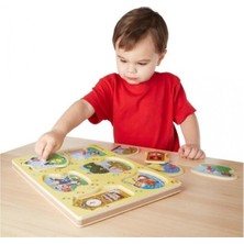 Melissa&doug Ahşap Sesli Yapboz - Ingilizce Çocuk Şarkıları 1