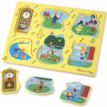 Melissa&doug Ahşap Sesli Yapboz - Ingilizce Çocuk Şarkıları 1