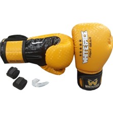 WhiteFace Boks Eldiveni & Kickboks Eldiveni & Muay Thaı Eldiveni Seti 10 Oz