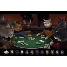 Maxi Poster Star Trek Cats (Poker)