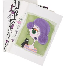 Mor Çatı Düz Not Defteri 10 x 15 cm 4'lü