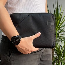 Moserini Samsung Galaxy Tab S6 Lite P610 P617 (10.4 inç) Smart Slim Siyah Tablet Çantası + Pembe Dönerli Kılıf + Kalem