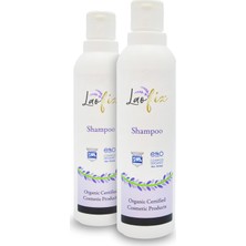 Laofix Organik Saç Bakım Şampuanı 250+250 ml 2'li (Lavanta ve At Kuyruğu Özlü)