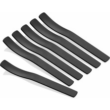 The Mia Çay Kaşığı 6 Parça - 11 cm Mat Siyah