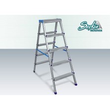 Seçkin 5+5 Basamak Çift Çıkışlı Alüminyum Merdiven Seçkin Ev ve Iş