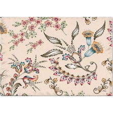 The Mia Flower- 2 Amerikan Servis 6'lı  Set - 50 x 35 cm.