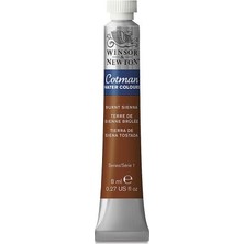 Winsor & Newton : Cotman Tüp Sulu Boya : 8 ml : Burnt Sienna 074