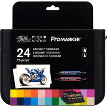 Winsor & Newton : Promarker Çantalı Set 24 Renk