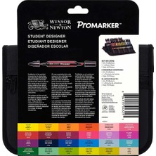 Winsor & Newton : Promarker Çantalı Set 24 Renk