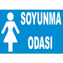 Yıldırım Soyunma Odası Bayan Levhası
