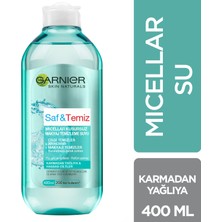 Garnier Saf & Temiz Micellar Kusursuz Makyaj Temizleme Suyu 400ML