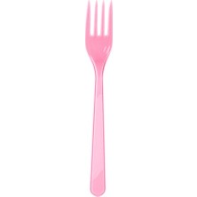 Acar Süs 25'li Pembe Plastik Çatal