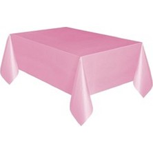 Acar Süs Pembe Plastik Masa Örtüsü