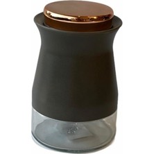 Zücev Sembol Kitchen ART-105 16 cm. Vakum Kapaklı Kavanoz Gri