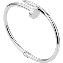 Bilezikci Çivi 14 Ayar Beyaz Altın Bilezik