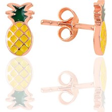 Söğütlü Silver Gümüş  Ananas Küpe