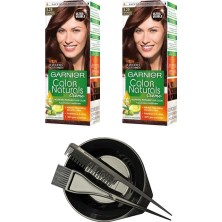 Garnier Color Naturals Saç Boyası 5.25 x 2+Saç Boyama Seti