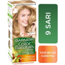 Garnier Color Naturals Saç Boyası 9 x 2+Saç Boyama Seti