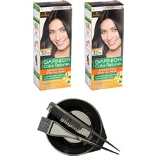 Garnier Color Naturals Saç Boyası 3 x 2+Saç Boyama Seti