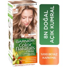 Garnier Color Naturals Saç Boyası 8n x 2+Saç Boyama Seti