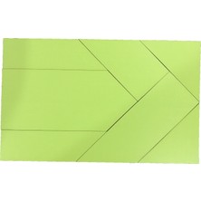 Liva Ahşap 2d Puzzle - Dikdörtgen Tangram