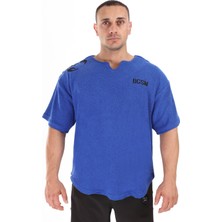 Big Sam Havlu Antrenman T-Shirt Geniş Kesim Bodybuilding Rag Top Big Sam 3299