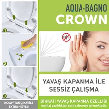 Aqua Bagno  Crown  Yavaş Kapanan Klozet Kapağı