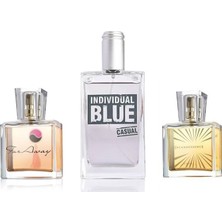 Avon Individal Blue Casual 100 ml Edt + Far Away 30 ml + Incadessence 30 ml Set