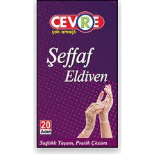 Çevre - Şeffaf Eldiven 20'li