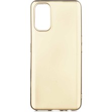 Tekno Grup Realme 7 Pro Kılıf Mat Premium Silikon Kılıf + Cam Ekran Koruyucu Gold