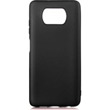 kilifone - Xiaomi Poco X3 - Kılıf Mat Soft Premier Silikon Kapak - Siyah - T15551
