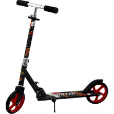 Can İthalat 2 Tekerlekli Metal Scooter Siyah-Beyaz