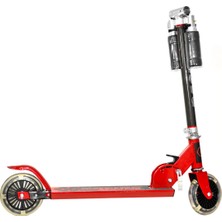 Can İthalat 2 Tekerlekli Metal Scooter Kırmızı-Siyah-Beyaz