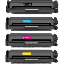 Photo Print  HP Color Laserjet Pro M452NW 4 Renk  Muadil Toner Seti