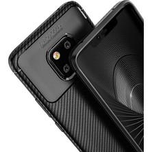 Hesaplı Dünya Huawei Mate 20 Pro Kılıf Esnek Tpu Silikon Siyah