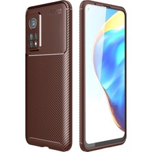 Hesaplı Dünya Xiaomi Mi 10T Kılıf Esnek Tpu Silikon Kahverengi