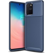 Hesaplı Dünya Samsung Galaxy S10 Lite Kılıf G771 Esnek Tpu Silikon Lacivert