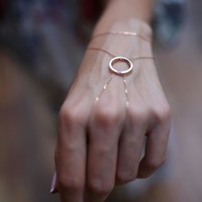 By Golden House Baget Taşlı Yuvarlak Şahmeran