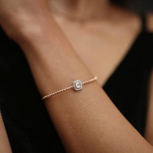 By Golden House Top Top Baget Kesim Pırlanta Bilezik