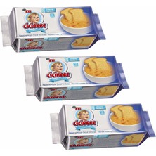 Eti Cicibebe 125GR Vitaminli Bebe Ekmeği 3lü Paket
