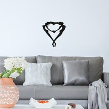 Tigli Kalp, Sevgili Ahşap Tablo, Sevgililer Günü, Mdf Tablo, Modern Ahşap Tablo, Sevgililer