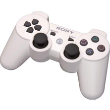 Sony Ps3 Joystick Ps3 Kol  Beyaz Şarj Kablosu Ile Birlikte