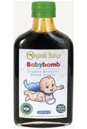 Organik Bahçe Babybomb ( Organik Besleyici Bebek Şurubu ) 260GR