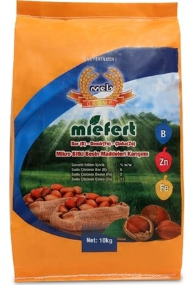 Meb Group Miefert Bzn Fe Mikro Bitki Besin Maddeleri Karışımı Gübre 10 kg