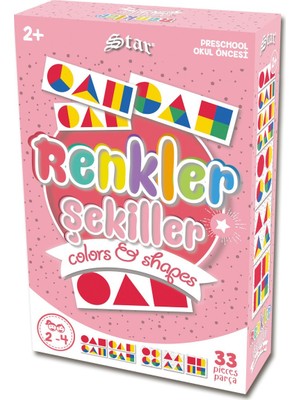 Star Oyun Aletleri Renkler ve Şekiller