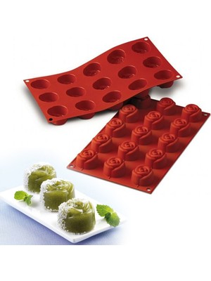 Coşan Pastacılık 15'li Gül Silikon Kalıp