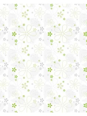 Eshel Maket Çiçek Desenli Duvar Kağıdı 1-100 Ölçek 3'lü