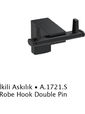 Duxxa F1 Siyah Ikili Askılık A.1721.S