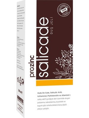 Prozinc Salicade Kokusuz Duş Jeli 300 ml - Kuru ve Kuruya Eğilimli Ciltler İçin Hassas Nemlendirici Formül