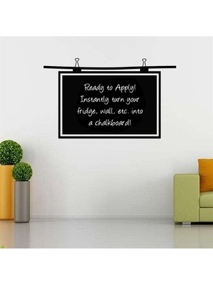 Tebeşirle Yazılabilir Tahta Duvar Dekorasyonu Duvar Sticker